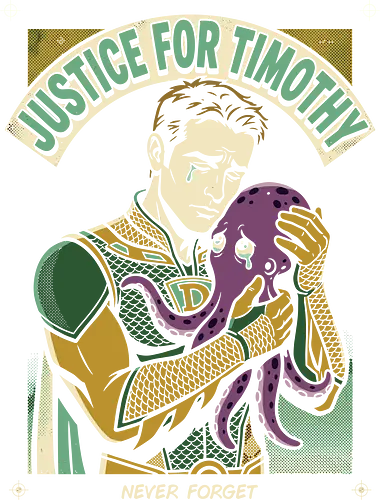 Justice for Timothy: The Deep’s Tribute - The Deep, Justice for Timothy, The Boys octopus, funny superhero shirt, The Boys meme apparel, Timothy the octopus, dark humor clothing, superhero parody, The 7 fan art