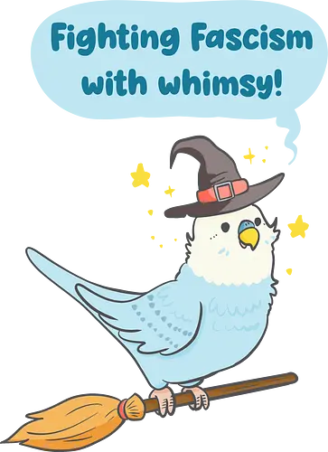 Whimsy Wellensittich - Witch, witchy
