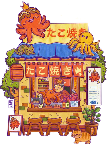 Takoyaki Stand