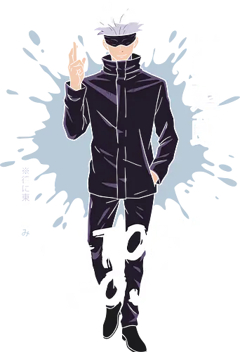 Gojo Satoru: Domain Expansion - Gojo Satoru, Jujutsu, JJK, Satoru Gojo art, anime streetwear, Domain Expansion, jujutsu sorcerer, modern anime graphic tee, Gojo blindfold, anime fan apparel