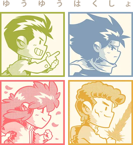 Detective Gang - anime, 90s, manga, detective, spiritual, classic anime, classic, gang