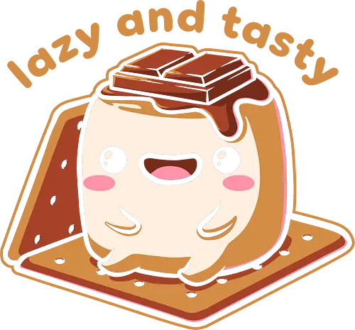 Cute Smore Tasty - smore, autumn, winter, bonfire, chocolate, marshmallow, nature, camping, adventure, comfy, food, sleep, tired, lazy, Sweet, Cute, Fun, Funny