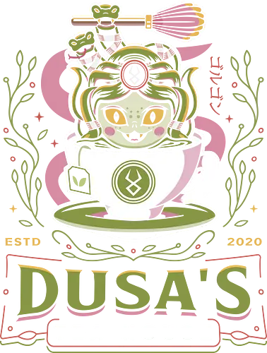 Dusa Green Tea Emblem - hades, hades 2, hades ii, zagreus, zeus, dusa, medusa, zagreus sword, melinoe, cerberus, theseus, game, video games, gaming, gamer