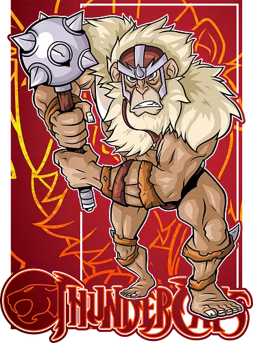 Mutant Warrior – Hammer Fury - mandrill, thunder cats, mutant warrior, hammer fighter, villain character, retro cartoon, 80s animation, battle design