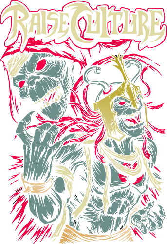 Mumm-Ra – Monstrous Form - mumm ra, thunder cats, monster form, undead creature, dark villain, retro cartoon, 80s animation, horror style