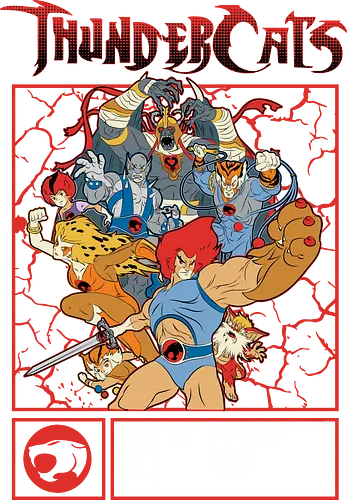 ThunderCats – Battle Frame - thundercats, team heroes, retro cartoon, 80s animation, action squad, comic style, classic show, group design