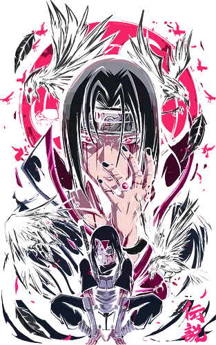 Itachi Uchiha Akatsuki - Shinobi Shippuden - Kawaii, Anime, Manga, Tokyo, Angry, Japanese Art, Aesthetic, Manga Style, Kelvatroji, Aggressive, Gamer, Otaku, Gift, Cool