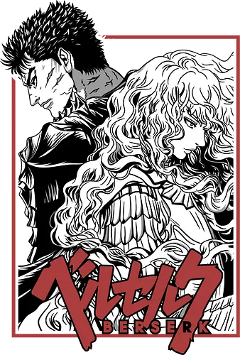 Guts & Griffith Twisted Fate - berserk, guts, griffith, anime rivalry, dark fantasy, manga scene, tragic bond, seinen anime