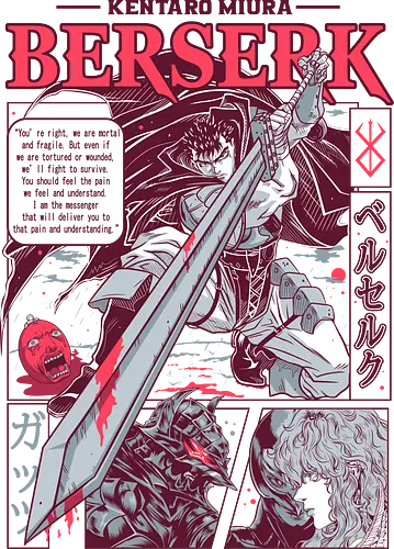 Dragonslayer Strike - berserk, guts, giant sword, dragonslayer, anime warrior, dark fantasy, manga art, battle scene