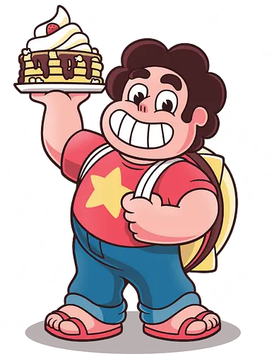 Pfannkuchen Together Breakfast - Steven Universe Kunst, Steven Quartz Universe, Together Breakfast Pfannkuchen, Geek Kleidung, Rebecca Sugar, Crystal Gems, Edelstein Mensch Hybrid, Rose Quartz Stern, Popkultur Animation, Kawaii Streetwear, Geek Geschenk, Steven Universe Shirt, Cartoon Network, Cartoon Nostalgie, moderne Animation