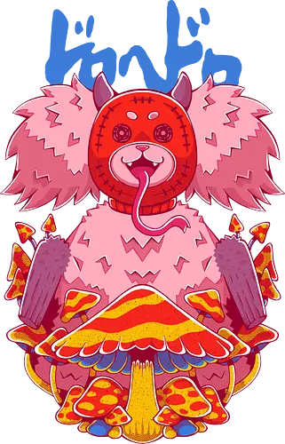 KIKURAGE - dorohedoro, anime, manga, fairy, kikurage, mushroom, en cute, kawaii, japan, demon, devil