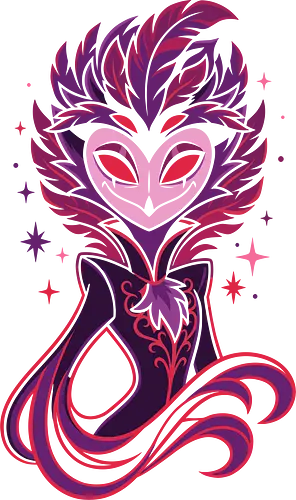 Stolas: Prince of the Goetia - Stolas, Helluva Boss, Helluva Boss fan art, Ars Goetia, demon prince, Vivziepop, dark fantasy anime, owl demon art, royal aesthetic, gothic animation apparel