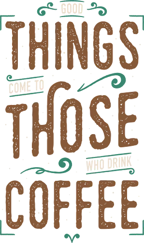 Coffee Theory 2 - coffee, caffeine, funny, quotes, funny sayings, typography, drinks, food, humor, lettering