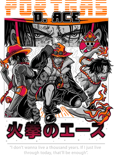 Flame Emperor - Pirate, portgas d ace, fire fist ace, anime pirate, flame power, whitebeard pirates, shonen anime, grand line