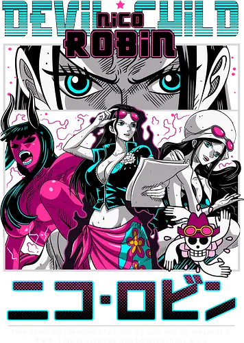 Devil Child - Pirate, nico robin, devil child, anime girl, straw hat crew, anime pirate, archaeologist, grand line