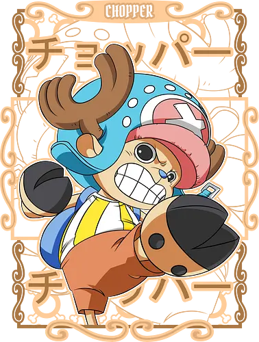 Emergency Food - Pirate, chopper, anime mascot, reindeer pirate, straw hat crew, kawaii anime, anime pirate, grand line