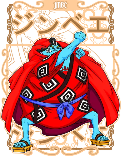 Knight of the Sea - Pirate, jinbe, fishman karate, straw hat crew, anime pirate, knight of the sea, grand line, anime warrior
