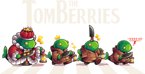 The Tonberries  - tonberry, Kweh, Cactus, Kupo, Final, games, old games, abbey road, retro games, final 7