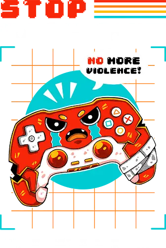 STOP RAGE QUIT - retro, vintage, gamer, gaming, joystick, rage quit