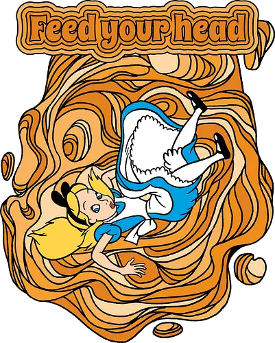 Feed your head - Alice in Wonderland, Mushrooms, Psychedelia