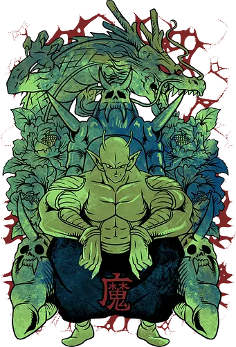 throne of piccolo - Dragon, songoku, dragon, kamehameha, saiyan, supersaiyan, journey, adventure, anime, manga