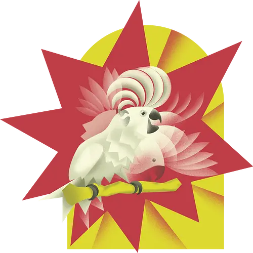 Headbangender Kakadu - Kakadu, Papagei, Parrot, Animal Humor, Tiere und Humor, Birb, Papageienfan