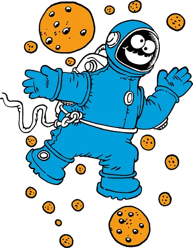 Monster in the Sky With Diamonds - Cookie Monster, Astronaut, Cookie, Space, Universe