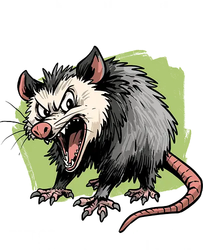 Undiagnosed Opossum - undiagnosed, adhd, anxiety, anxious, depression, introvert, meme, mental health, mental illness, neurodivergent, opossum, possum, screaming, silly, undiagnosed but something aint right