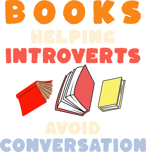 Bücher Helfen Introvertierten Gespräche Zu Vermeiden – Lustiges Lese Humor Design - Bücher, Lesen, Leseratte, Bibliophil, Introvertiert, Introvertierte, Introvertierter Humor, Buchliebhaber, Lesefreude, Bibliothek, Buchclub, Ruhe statt Smalltalk, Lesen Geschenk, Geschenk für Leser, Bibliophile Geschenk, stille Menschen, gemütlich lesen, Literatur, Romanfan, Buchmotiv, Humor Spruch, Leseliebe, Studierende, Buchfan, Lesepause, Smalltalk vermeiden, Gespräche vermeiden, Lese Humor, Bücherwurm, Buch Nerd