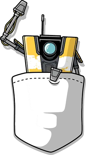 Gelber Roboter Tasche Süß Spiel Begleiter Pocket - robot pocket shirt, yellow robot tee, game robot pocket apparel, cute robot shirt, pocket print game tee, funny robot clothing, sci-fi robot pocket shirt, yellow cube robot tee, gamer pocket print apparel, cute game robot shirt, Claptrap, Gaming, CL4P-TP, Vault Hunter, Pandora, Hyperion, Gearbox Software, funny robot pocket tee, sci-fi pocket clothing, robot companion shirt, game mascot pocket tee, yellow robot gamer apparel, Border, Lands