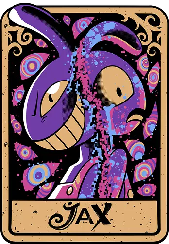 the true joker - amazing, caine, pomni, jax, abstraction, glitch, monster, circus, cartoon, game