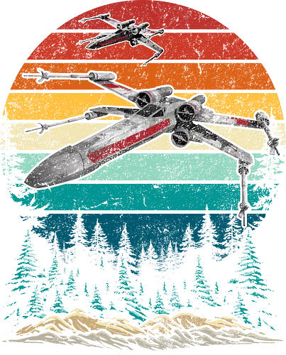 X-wing starfighter vintage
