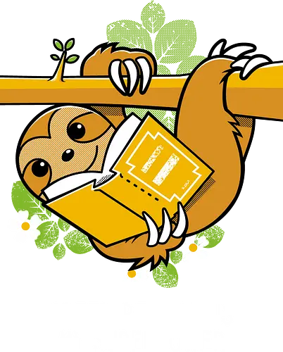 Speed reading - Sloth, Books, Reading, Animals