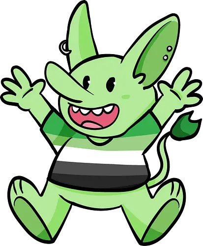 Aro Goblin - Aro, Queer, Goblin, LGBTQIA