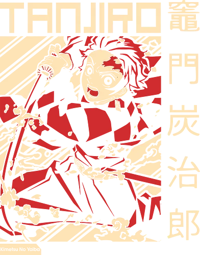 Flammenkrieger - Retro Japanisches Manga - retro japanischer Krieger Kunst, Vintage Manga Shirt, Anime Stil Geek Shirt, modernes Samurai Design, japanische Ninja Kunst, Retro Anime Design, japanische Kultur Shirt, Tanjiro Kamado, Slayer, Kimetsu no Yaiba, anime, mangá, Schwert Krieger Druck, orientalische Geek Kunst, exklusives Manga Design, Premium Otaku Shirt, retro japanischer Druck, lebendige Anime Kunst, Klingen Krieger Design, Kanji Geek Kunst
