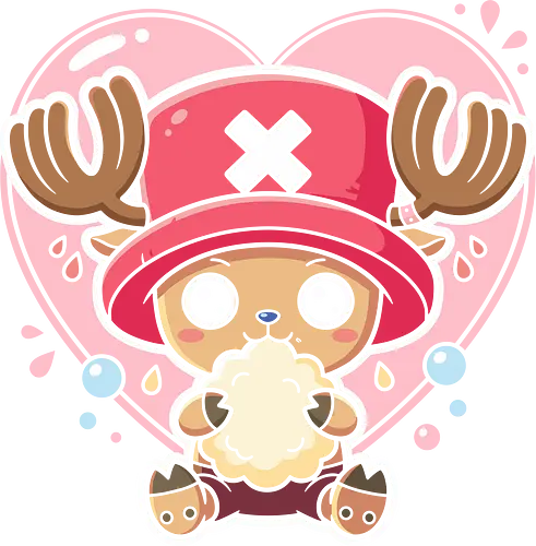 Sweet Shock: Chopper's Cotton Candy Love - Chopper cotton candy shirt, One Piece graphic tee, kawaii anime apparel, Straw Hat pirate merch, pastel otaku streetwear, cute reindeer anime design, funny anime face clothing, pink heart anime shirt, sweet aesthetic manga tee, Tony Tony Chopper merchandise
