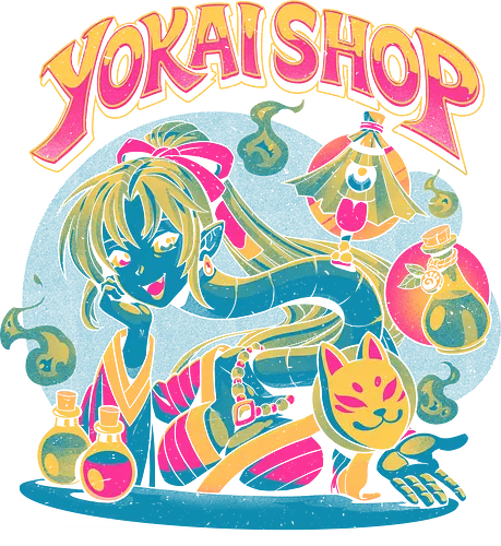 Yokai Shop - anime, animation, game, videogame, yokai, jrpg, rpg