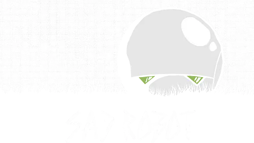 Sad Robot - Der deprimierte kleine Bot im Feld - sad robot art, Hitchhiker's Guide Galaxy, depressed robot tshirt, paranoid android art, sci-fi humor shirt, retro robot geek art, halftone robot print, melancholy robot art, classic sci-fi geek, funny robot clothing, nerd humor tshirt, robot in grass art, vintage sci-fi print, gloomy robot design, geek culture clothing, space robot sad art