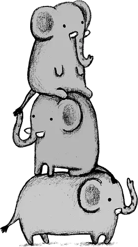 Drei Graue Elefanten Gestapelt Balance Süßer Cartoon - gestapelte Elefanten, süßer Tier Turm, graue Elefanten Illustration, künstlerischer Elefant Cartoon, drei Elefanten Balance, Bleistift Tier Kunst, süßer minimalistischer Elefant, kreativer Tier Druck, Elefant Skizze Zeichnung, Elefant Liebhaber Geschenk, Elefant Dekor, süßes Tier Shirt, Elefant Familie, handgefertigte Tier Kunst, süße graue Illustration