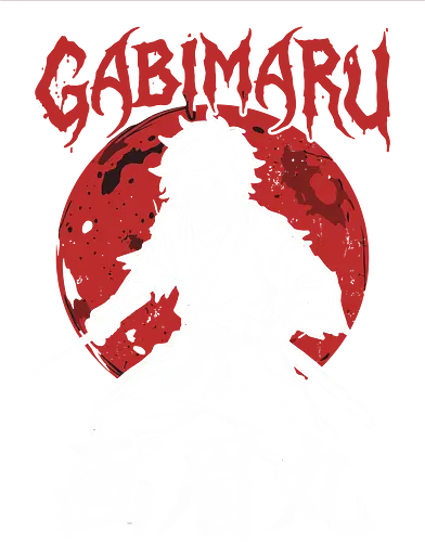 Gabimaru The Hollow: Blood Moon Silhouette - Gabimaru shirt, Hell's Paradise merch, Jigokuraku apparel, anime ninja tee, blood moon graphic design, dark anime streetwear, edgy manga clothing, minimalist anime silhouette, horror otaku fashion, Gabimaru the Hollow design