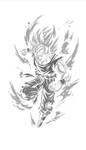 Ascended Warrior: Instinct Ink Graphic