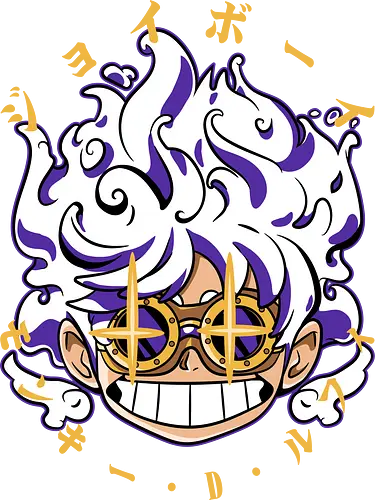 Chibi Awakening - Pirate, joy boy, gear 5, chibi anime, sun god nika, anime pirate, manga art, straw hat crew
