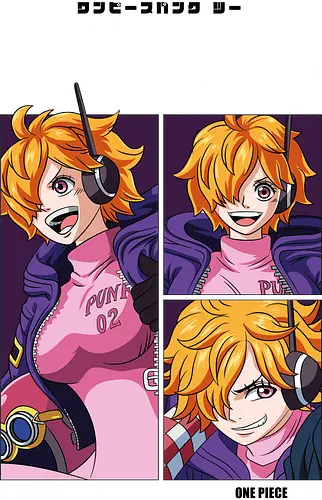 Punk Hazard Mind - Pirate, lilith, vegapunk, anime girl, egghead arc, futuristic anime, manga art, grand line