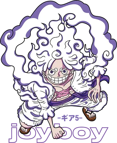 Freedom Form - Pirate, joy boy, luffy gear 5, anime transformation, pirate king, sun god nika, anime pirate, grand line