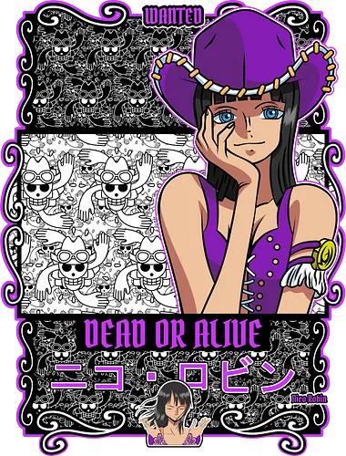 Wanted Mind - Pirate, nico robin, anime girl, straw hat crew, archaeologist, anime pirate, wanted poster, grand line
