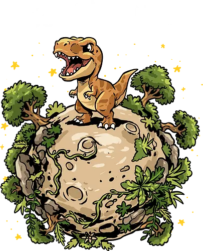 Le Petit Dino - dinosaur, jurassic, paleontology, dino, Prince, book, bookworm, prehistoric, t rex, animal, cosmic, space, planet, stars, universe, world, jurassic world, Jurassic