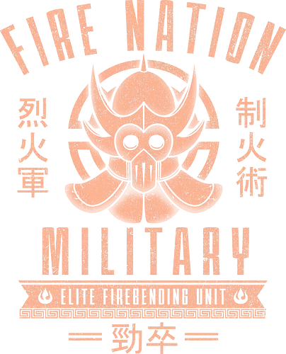 Fire Nation Elite - Macht und Ehre im Geek-Stil - Fire Nation Elite T-Shirt, Avatar Der Herr der Elemente, Geek-Mode, Feuernation, teetan, Geek-Stil, Prinz Zuko, General Iroh, Prinzessin Azula, Popkultur, Orientalisches Design, Geek-Universum, Avatar-Fan, Feuerbändigen, Nerd-Bekleidung