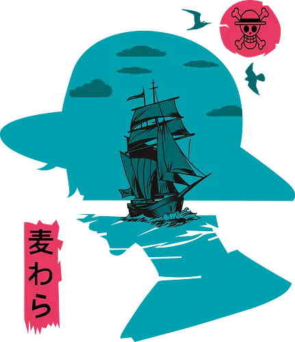 Grand Line Voyage - Pirate, pirate ship, anime sea, grand line, mugiwara, anime aesthetic, pirate crew, adventure anime