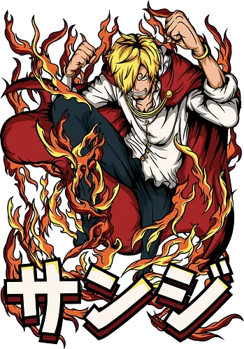 Diable Jambe - sanji, diable jambe, Pirate, anime flames, black leg sanji, pirate cook, anime fighter, straw hat crew