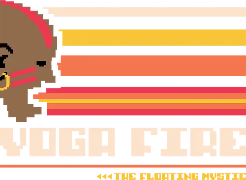 yoga fire  - yogafire, yogablast, dhalsim, streetfighter, retroclub, vintage, classic, fireblast